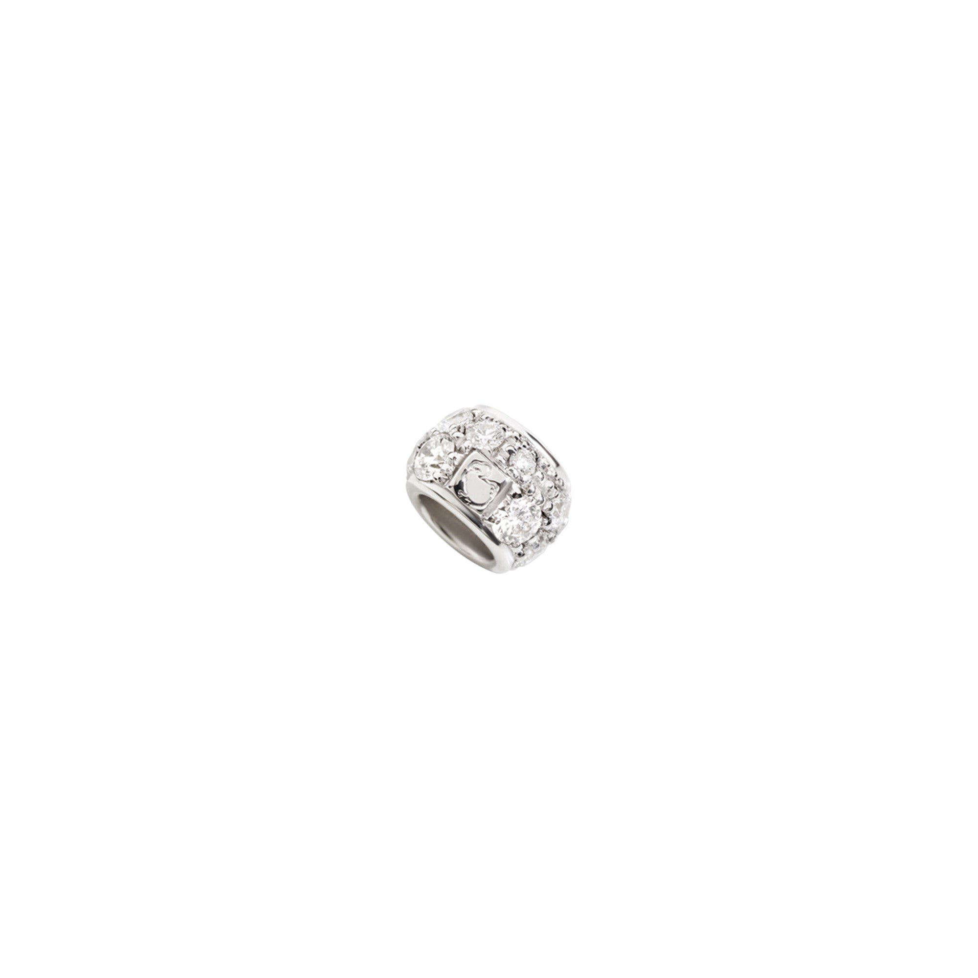 DoDo Komponente Precious Rondelle (DUB6001-RONDE-DB0OB) aus Weißgold mit Diamant