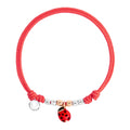 DoDo Kordelarmband Marienkäfer (DBC4009-PADLA-RO09A) aus Bicolor-Gold mit Emaille