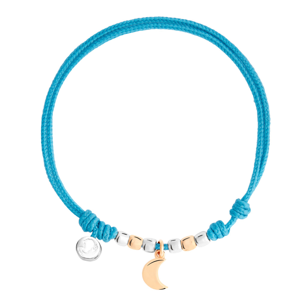 DoDo Kordelarmband Mond (DBC4006-PADMO-TU09A) aus Bicolor-Gold