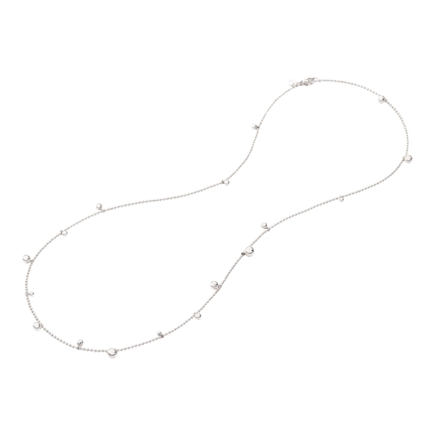 DoDo Lange Halskette Bollicine (DCC0004-BOLLI-000AG) aus Silber