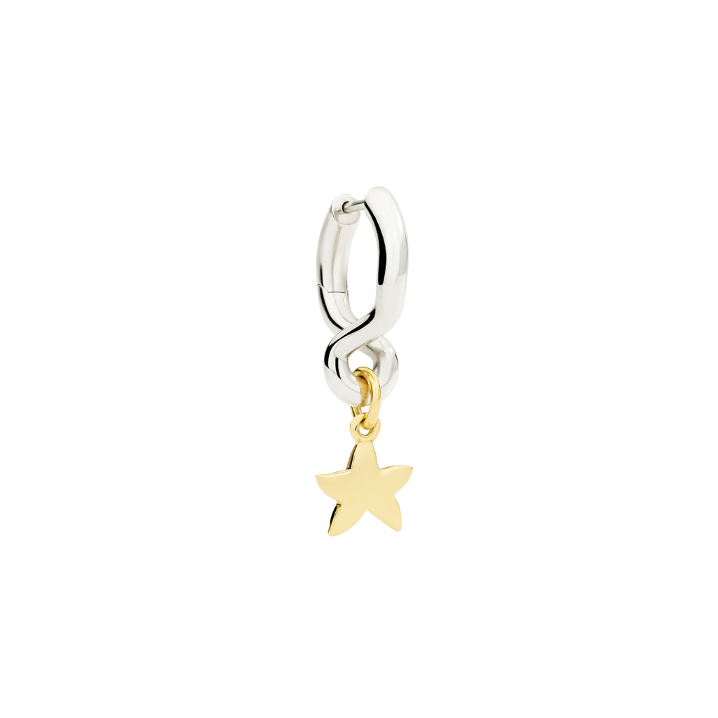 DoDo Ohrring Pepita (DHC6001-ESSEN-00A9G) aus Gelbgold, Sterlingsilber