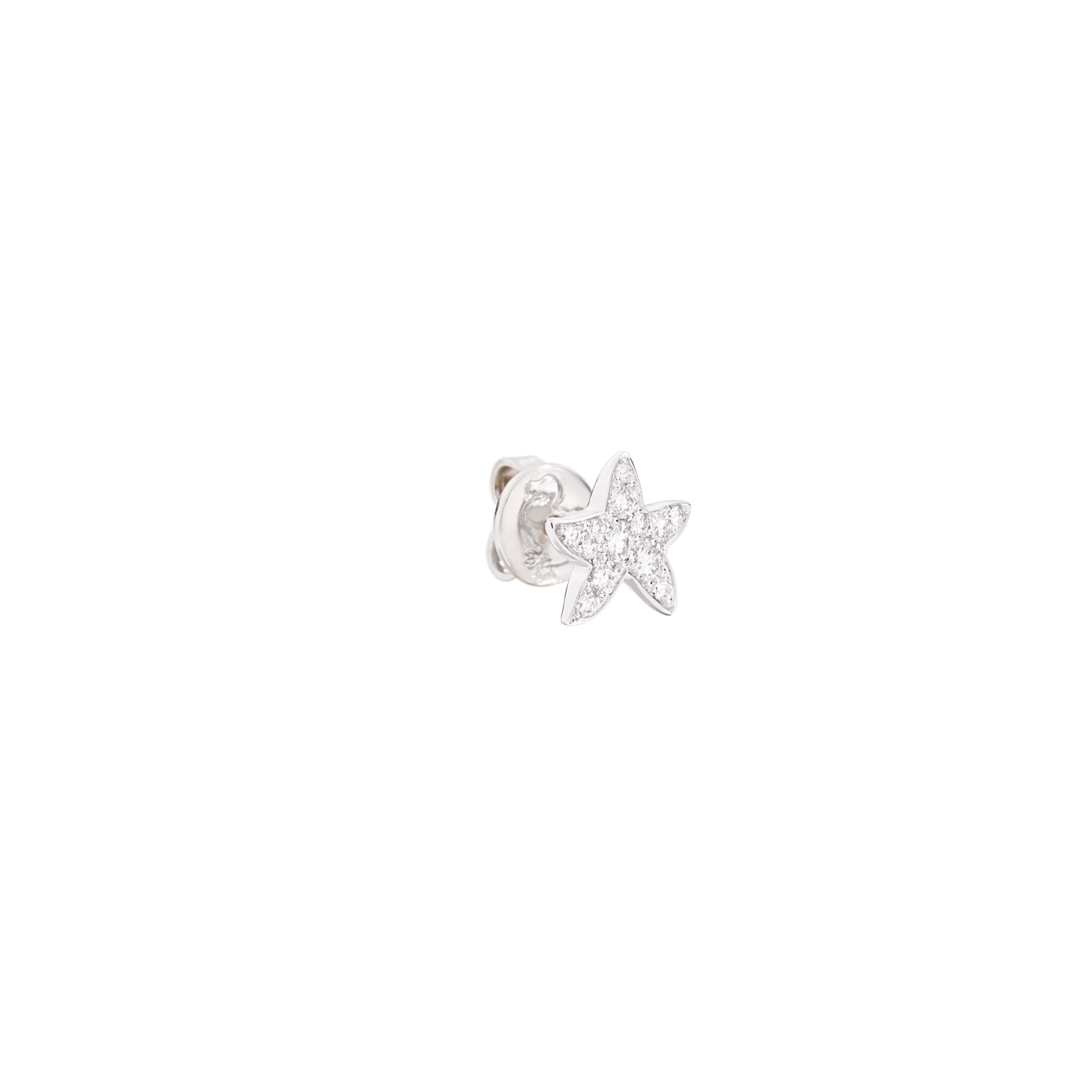DoDo Ohrring Stellina mit Edelsteinen (DHB9001-STARS-DB0OB) aus Weißgold mit Diamant