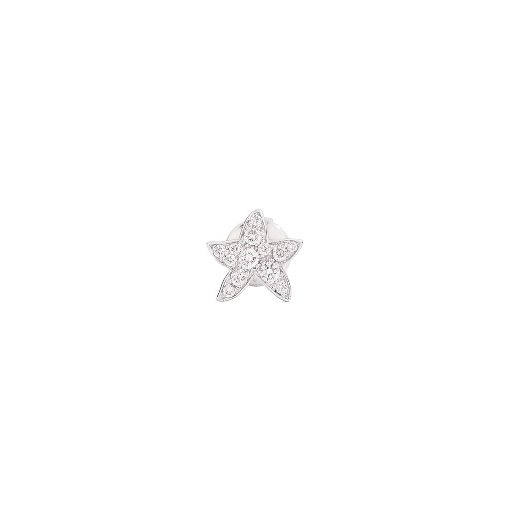 DoDo Ohrring Stellina mit Edelsteinen (DHB9001-STARS-DB0OB) aus Weißgold mit Diamant