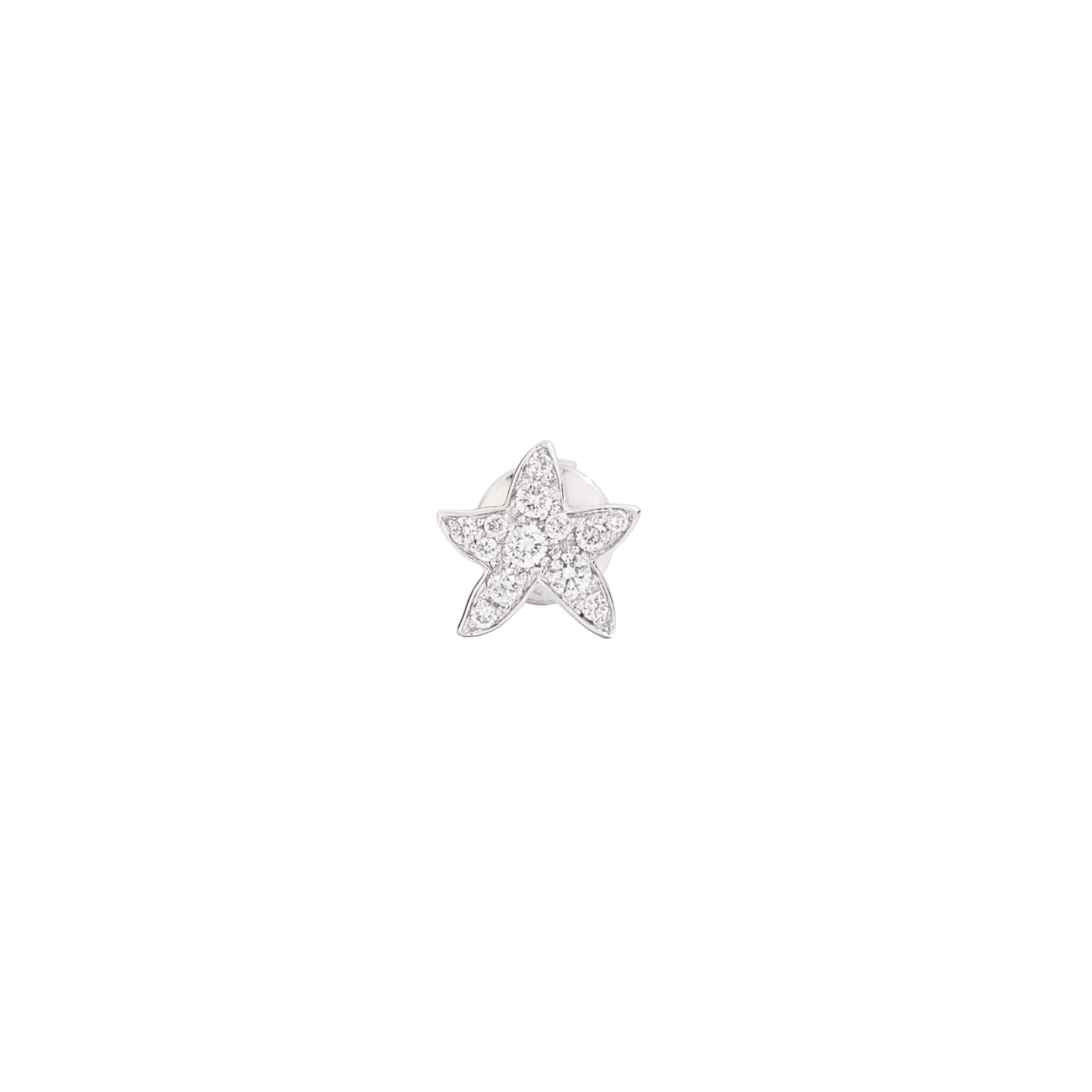 DoDo Ohrring Stellina mit Edelsteinen (DHB9001-STARS-DB0OB) aus Weißgold mit Diamant