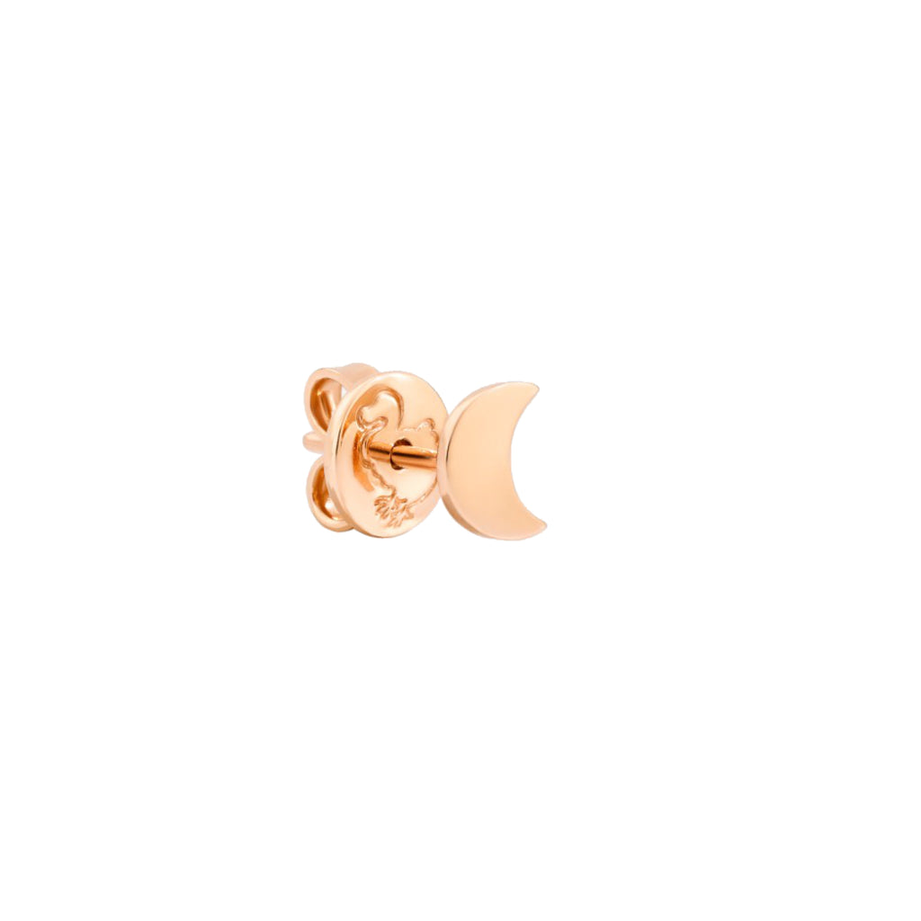 DoDo Ohrstecker Mond (DHB9004-MOONX-0009R) aus Roségold