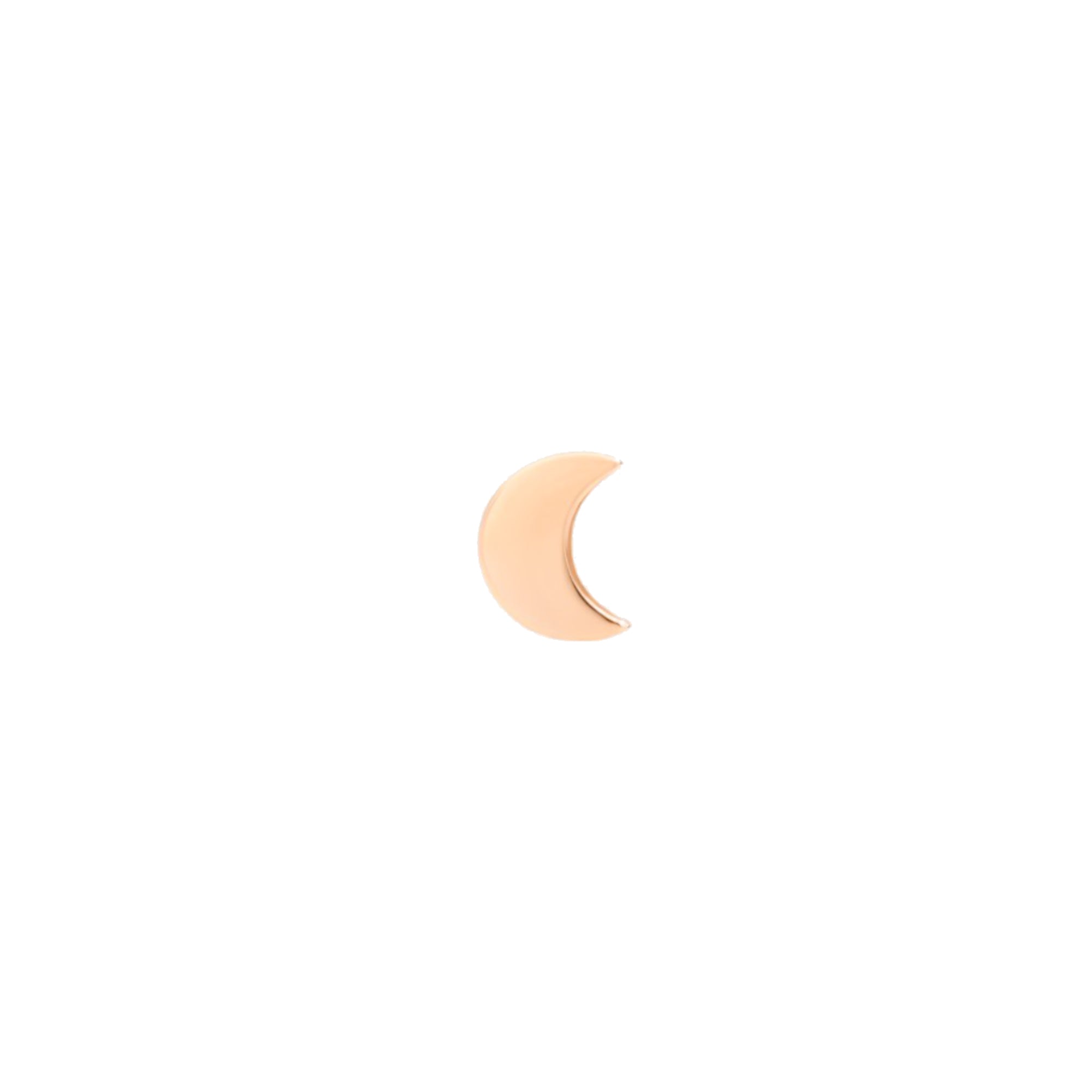 DoDo Ohrstecker Mond (DHB9004-MOONX-0009R) aus Roségold