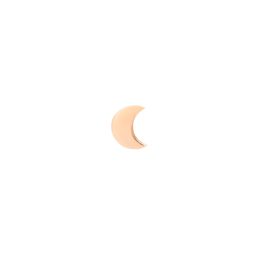 DoDo Ohrstecker Mond (DHB9004-MOONX-0009R) aus Roségold