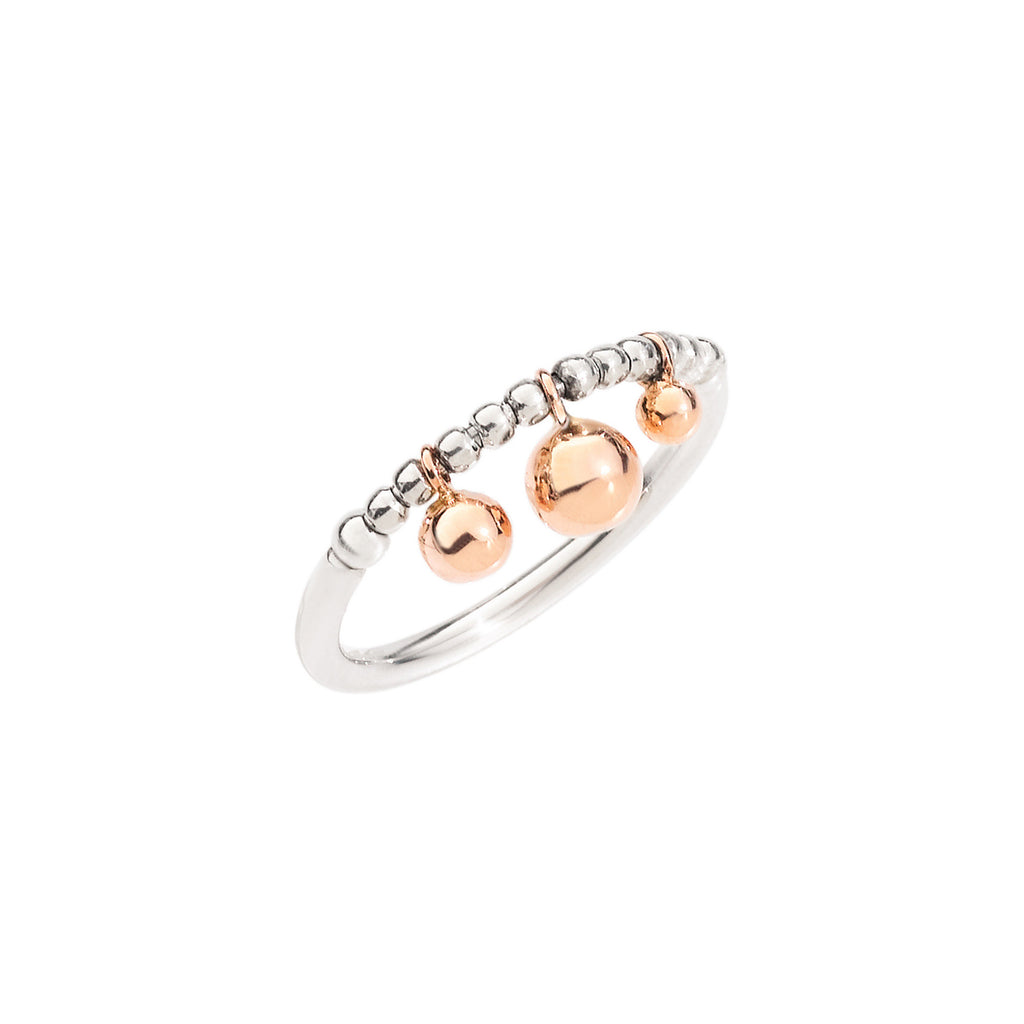 DoDo Ring Bollicine (DAC0001-BOLLI-0009A) aus Roségold, Sterlingsilber