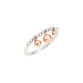 DoDo Ring Bollicine (DAC0001-BOLLI-0009A) aus Roségold, Sterlingsilber