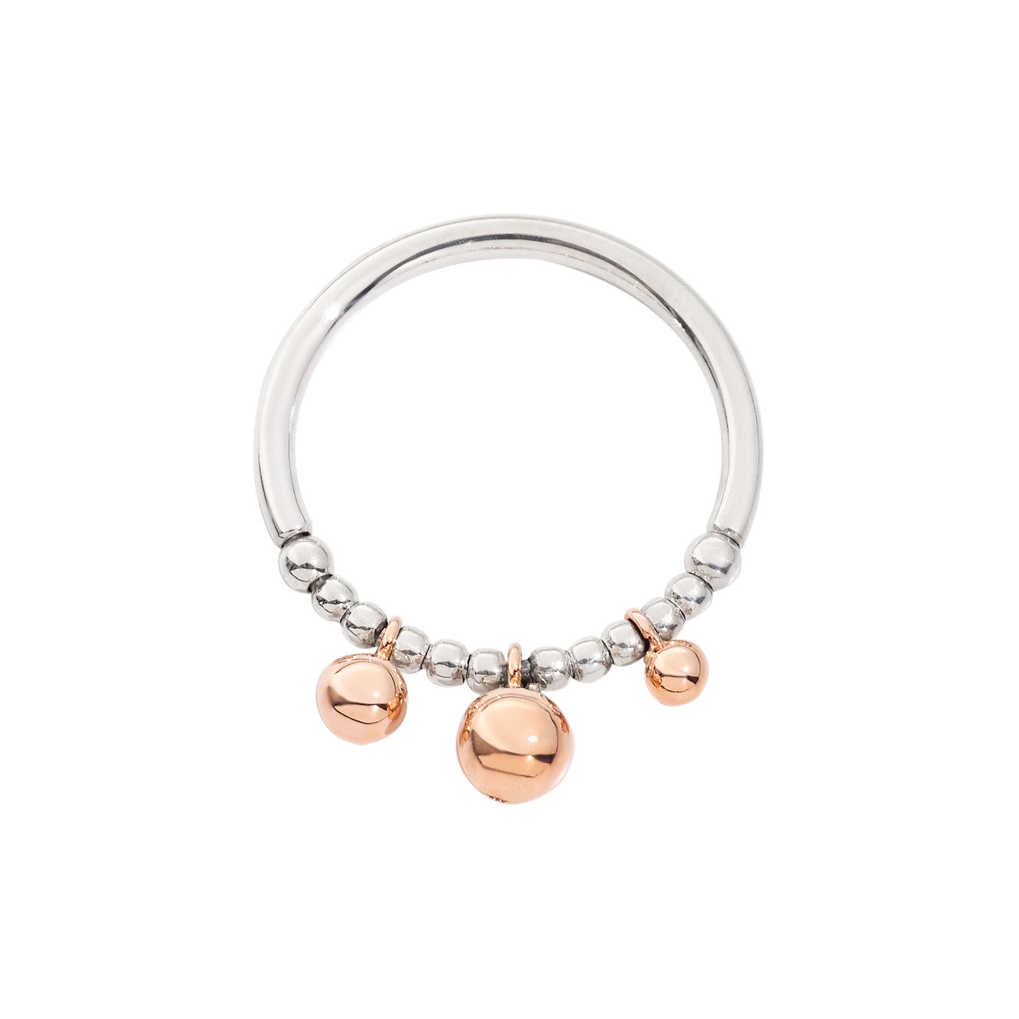 DoDo Ring Bollicine (DAC0001-BOLLI-0009A) aus Roségold, Sterlingsilber