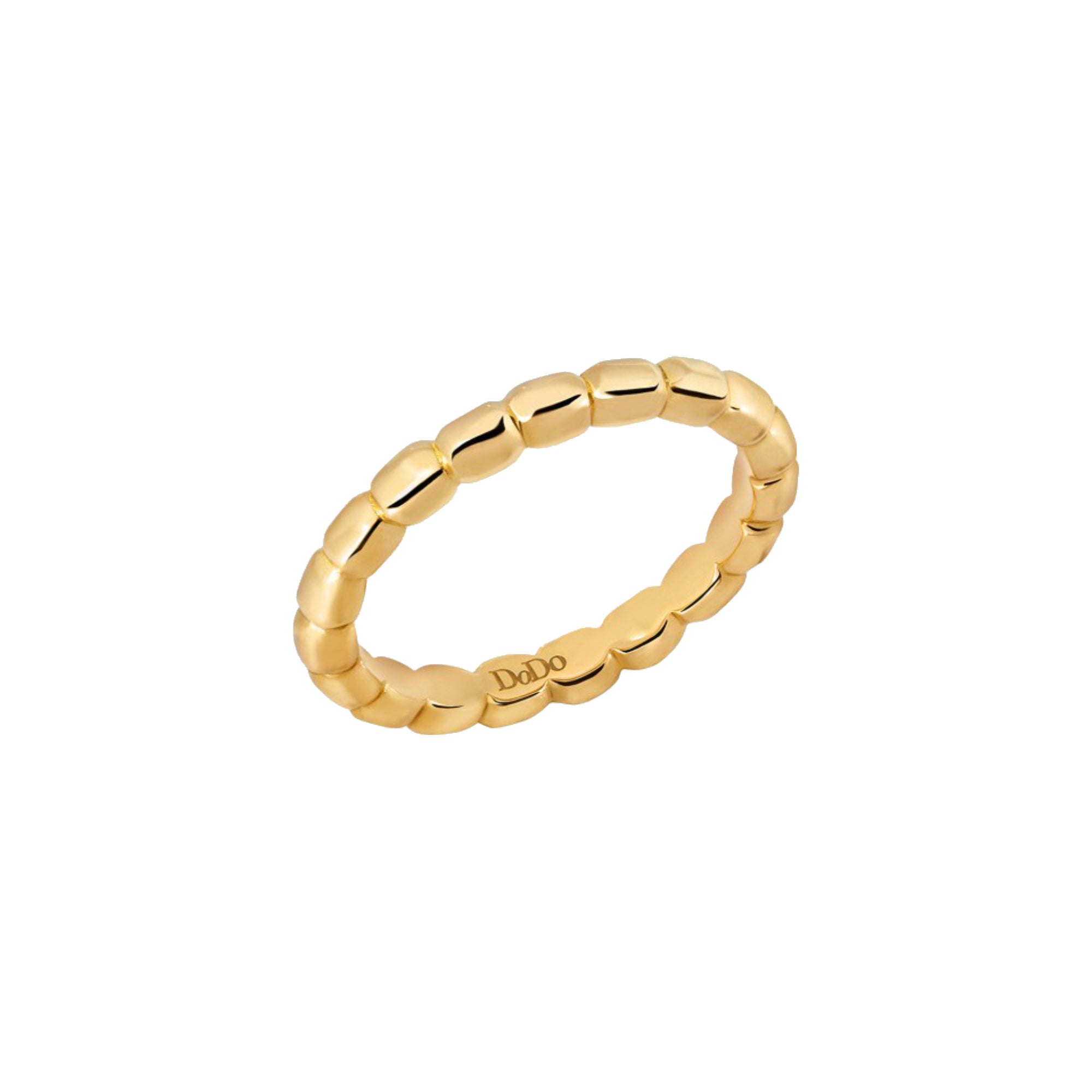 DoDo Ring Granelli (DAC3002-GRANX-000OG) aus Gelbgold