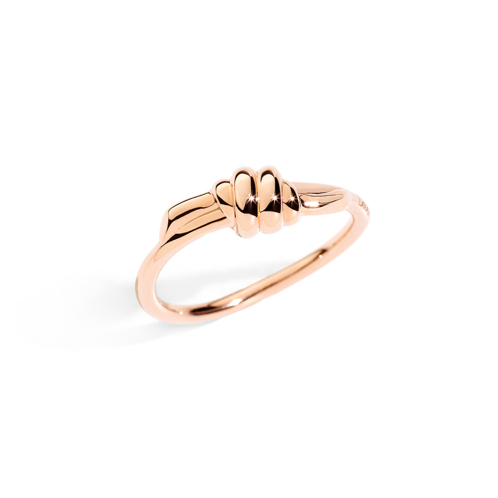 DoDo Ring Nodo (DAB9004-KNOT0-0009R) aus Roségold
