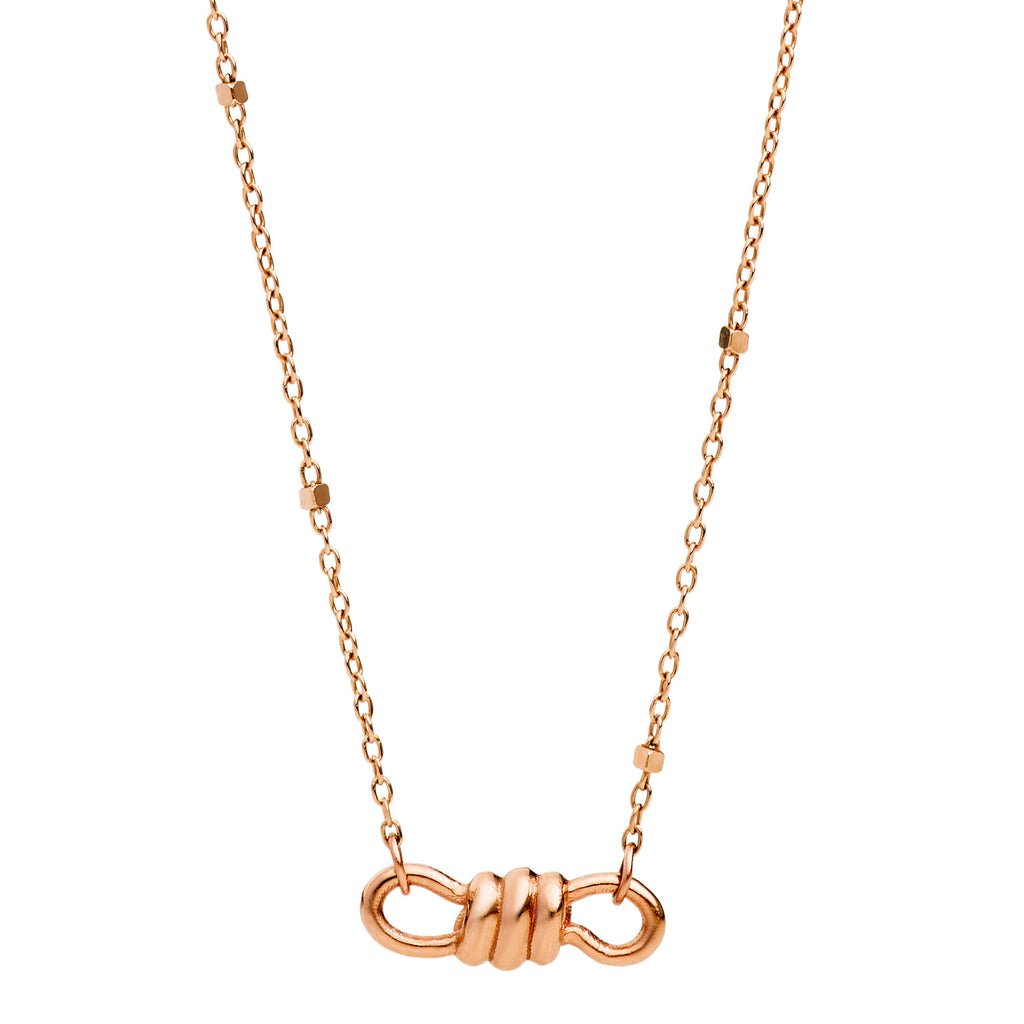 DoDo Halskette Nodo (DCC1003-KNOTS-0009R) aus Roségold