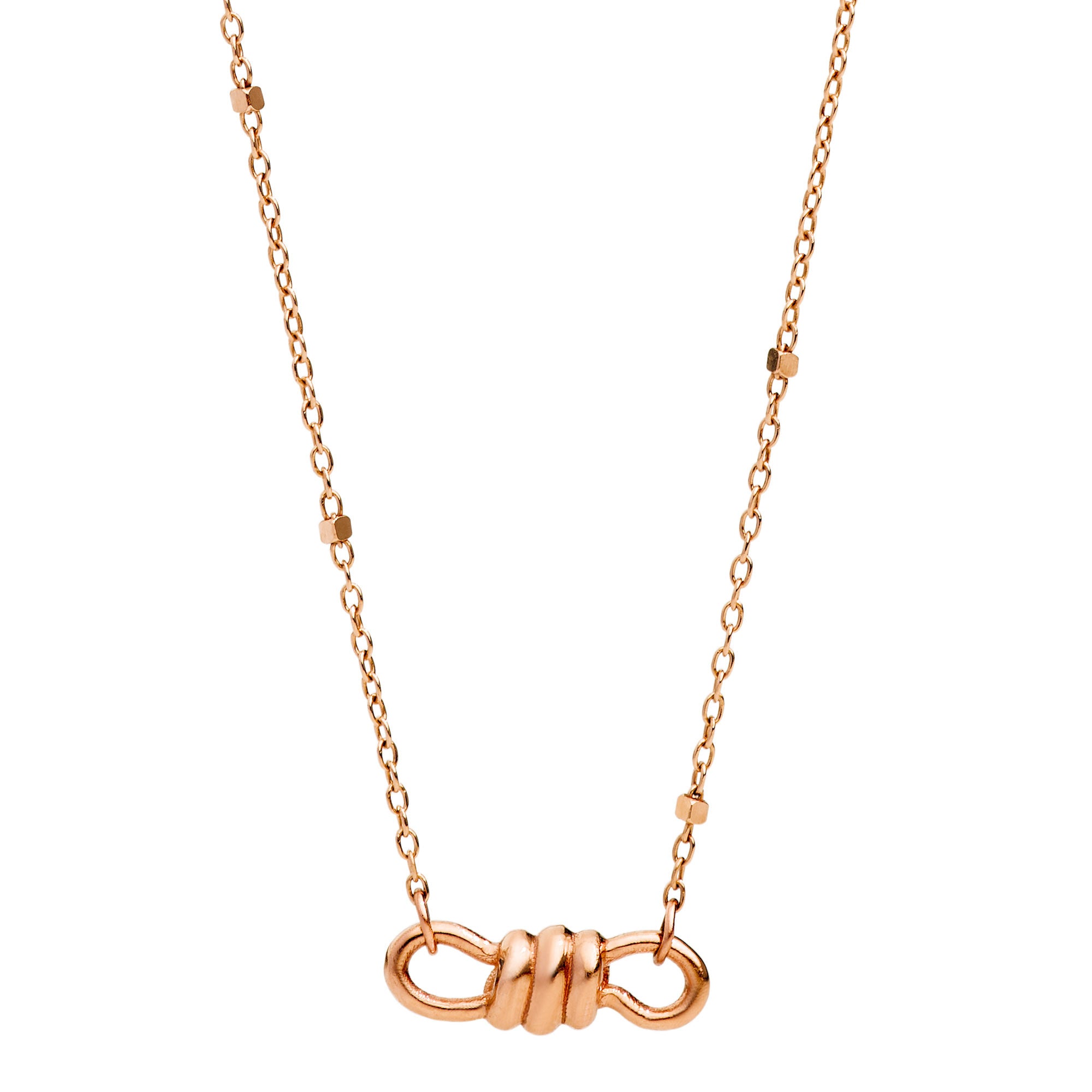 DoDo Halskette Nodo (DCC1003-KNOTS-0009R) aus Roségold
