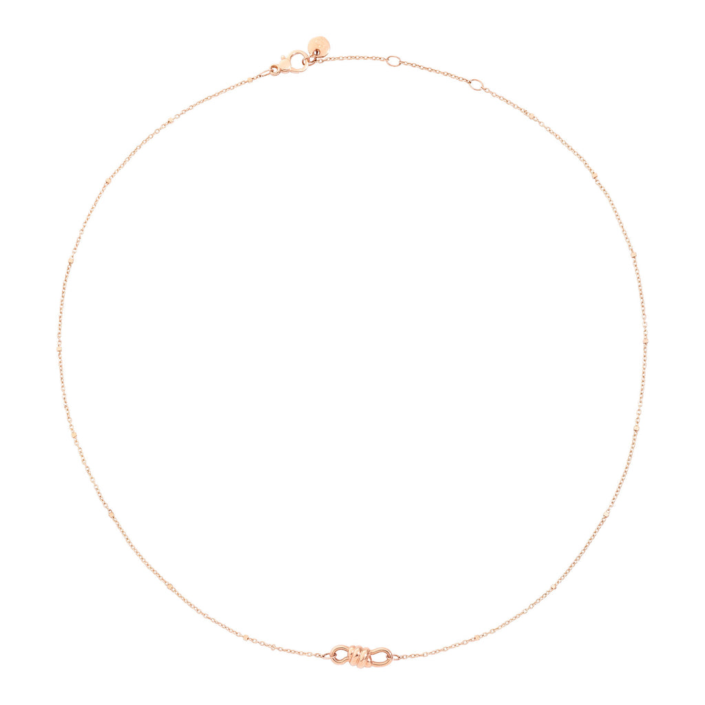 DoDo Halskette Nodo (DCC1003-KNOTS-0009R) aus Roségold