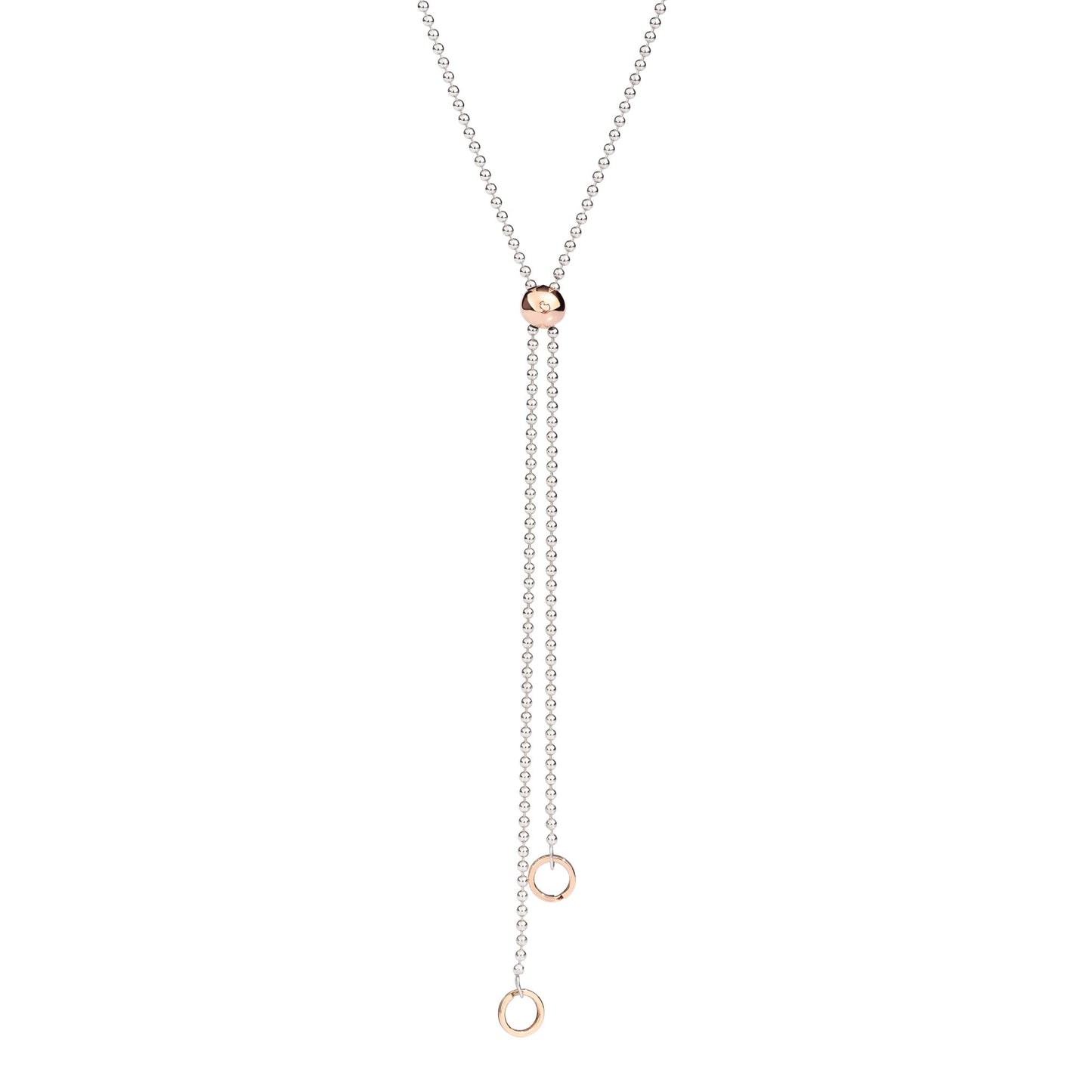Y-Kette Bollicine, Roségold von DoDo (DCC0003-BOLLI-0009A)