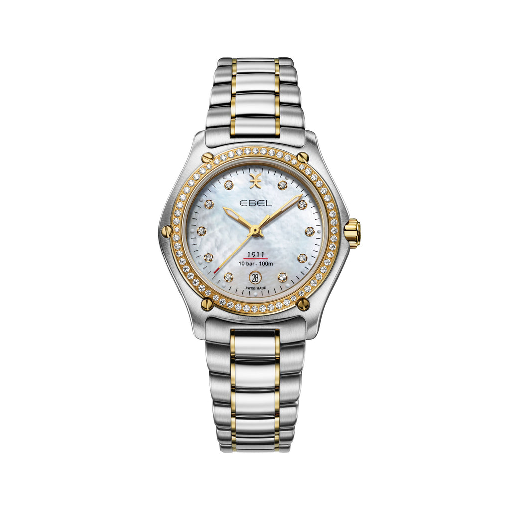 EBEL 1911 (1216575) aus Gelbgold, Edelstahl mit Diamant und Perlmutt
