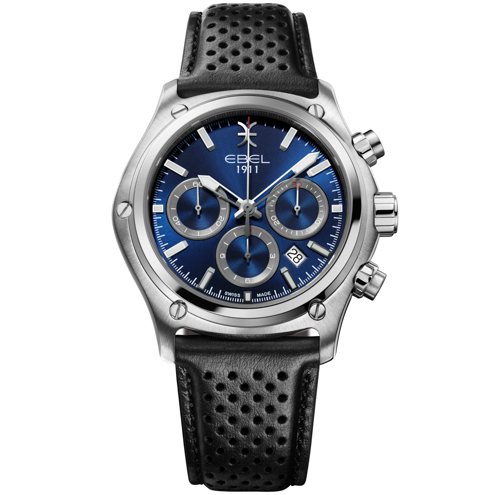 EBEL 1911 (1216618) aus Leder, Edelstahl