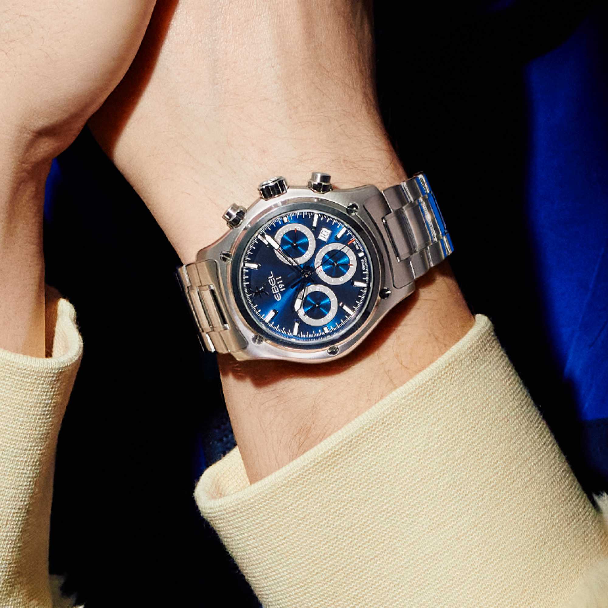 EBEL 1911 (1216618) aus Leder, Edelstahl
