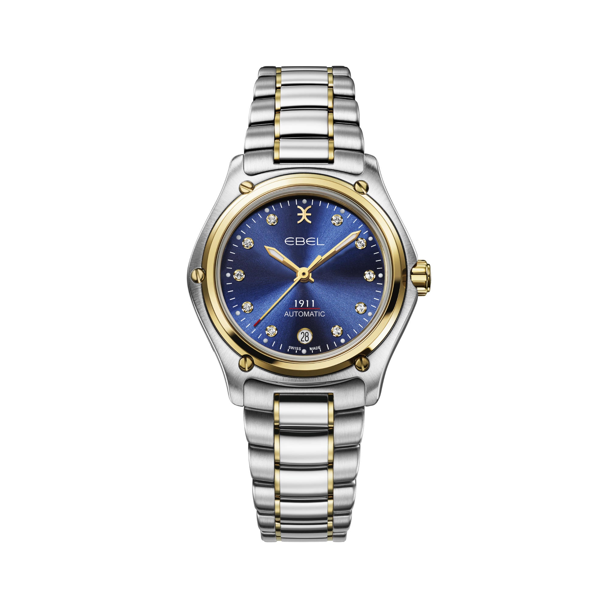 EBEL 1911 (1216637) aus Gelbgold, Edelstahl mit Diamant