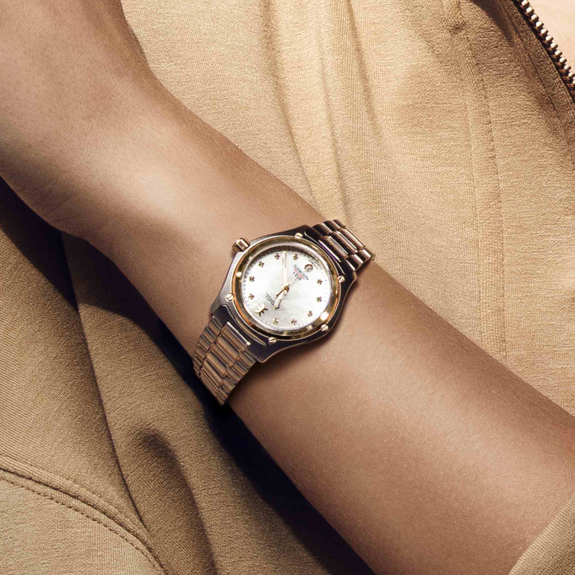 EBEL 1911 (1216638) aus Gelbgold, Edelstahl mit Diamant und Perlmutt