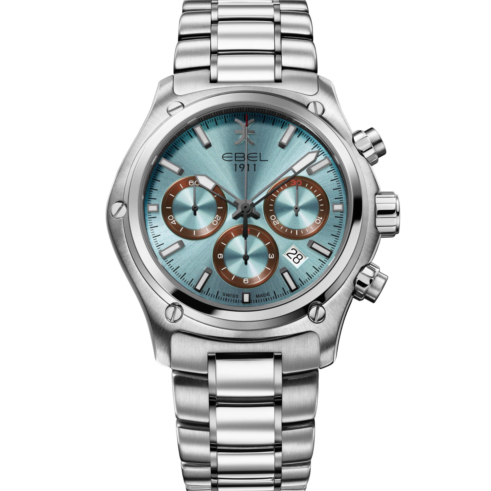 EBEL 1911 (1216680) aus Leder, Edelstahl