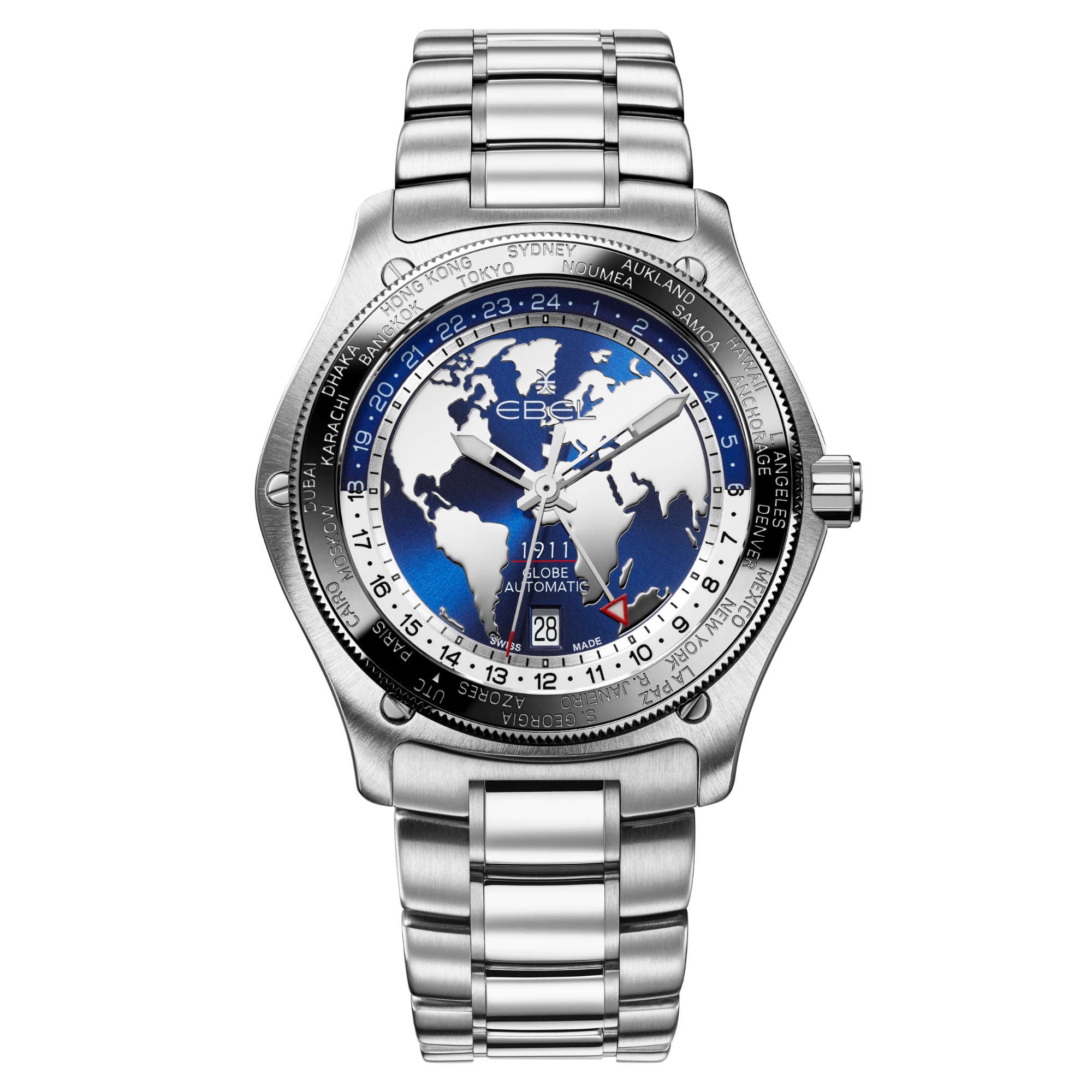 EBEL 1911 (1216692) aus Leder, Edelstahl