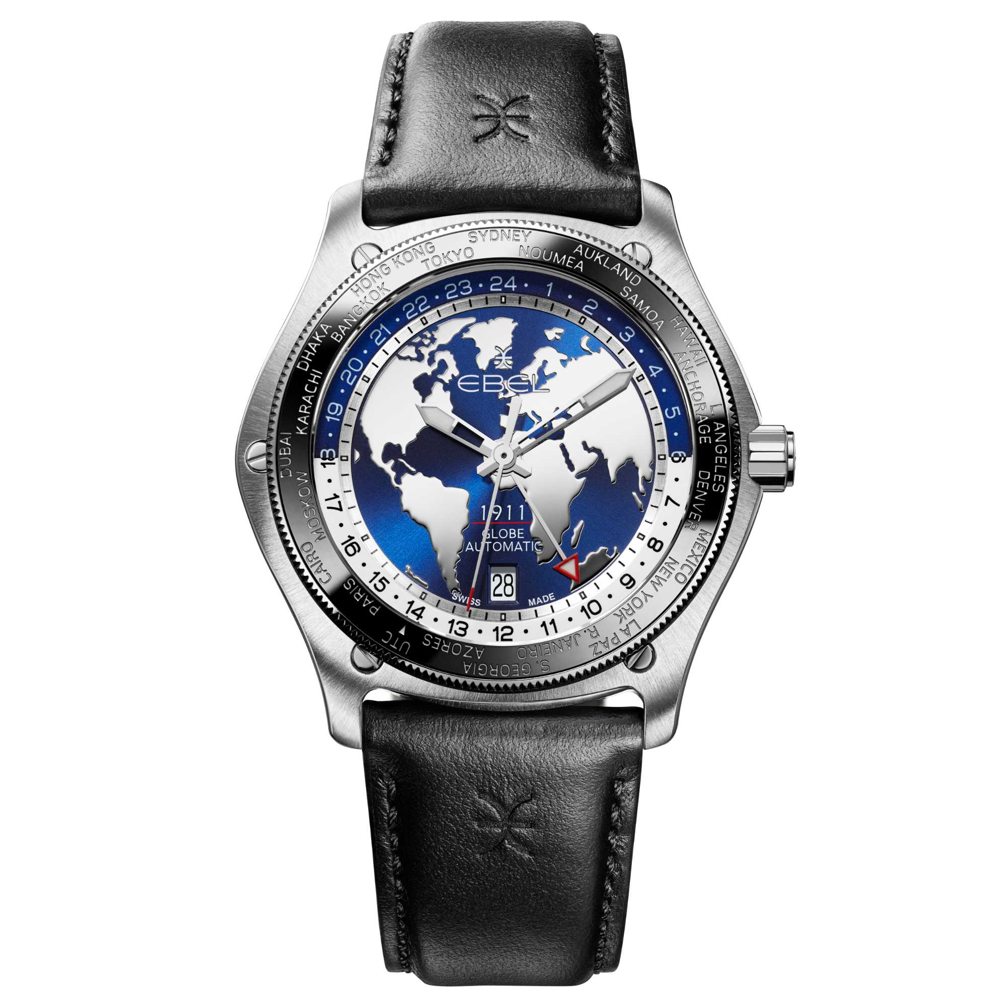 EBEL 1911 (1216692) aus Leder, Edelstahl