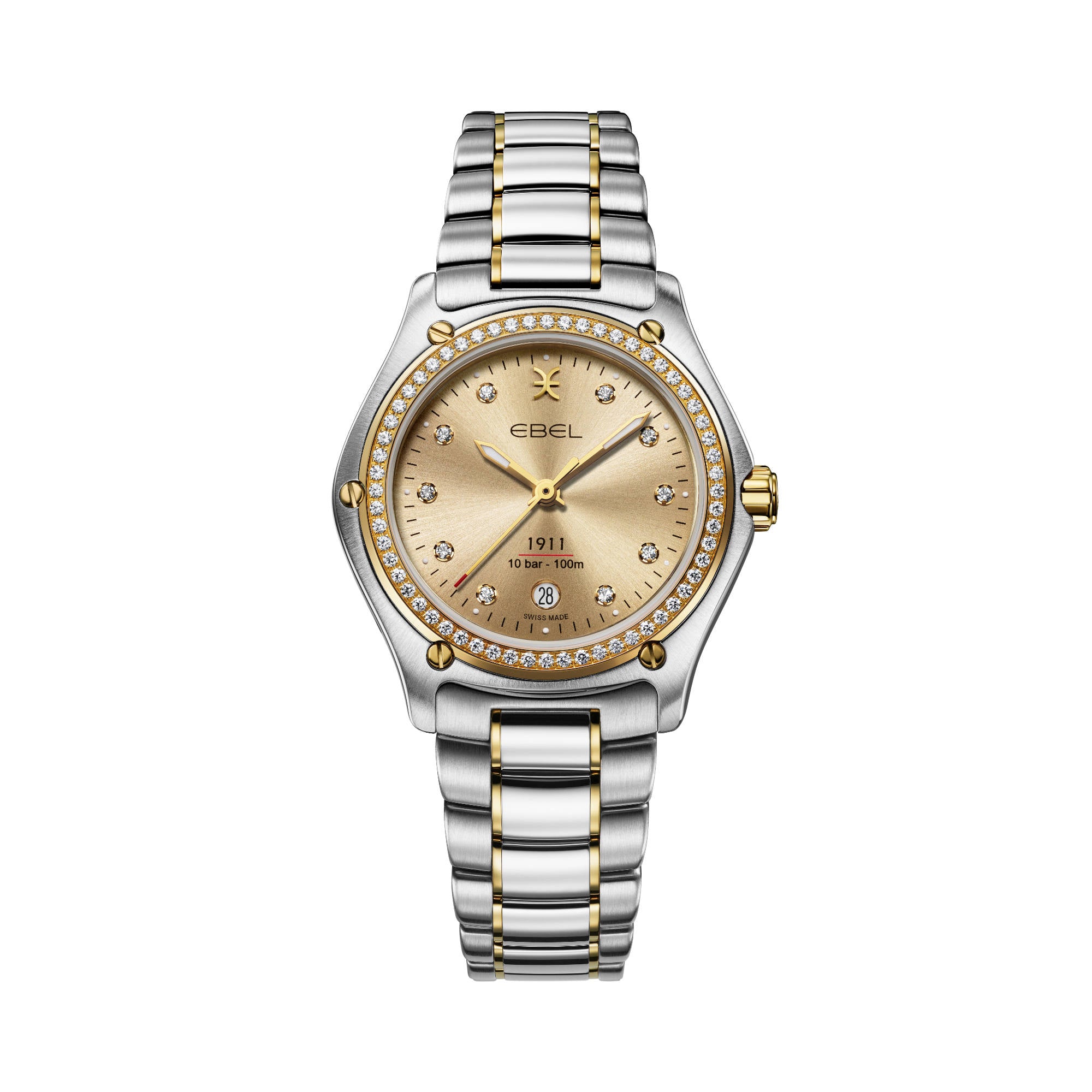 EBEL 1911 (1216747) aus Gelbgold, Edelstahl mit Diamant