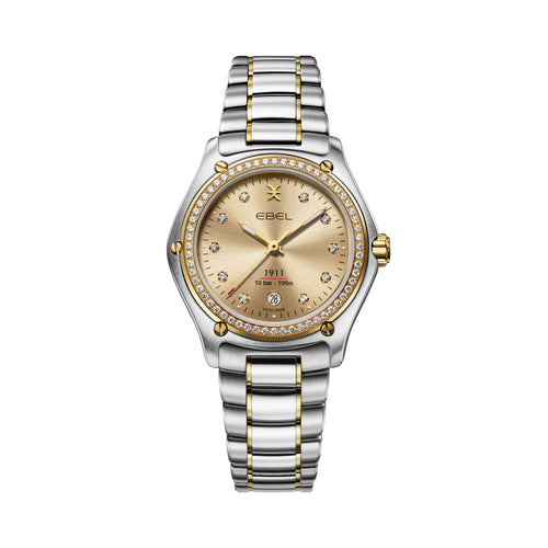 EBEL 1911 (1216747) aus Gelbgold, Edelstahl mit Diamant