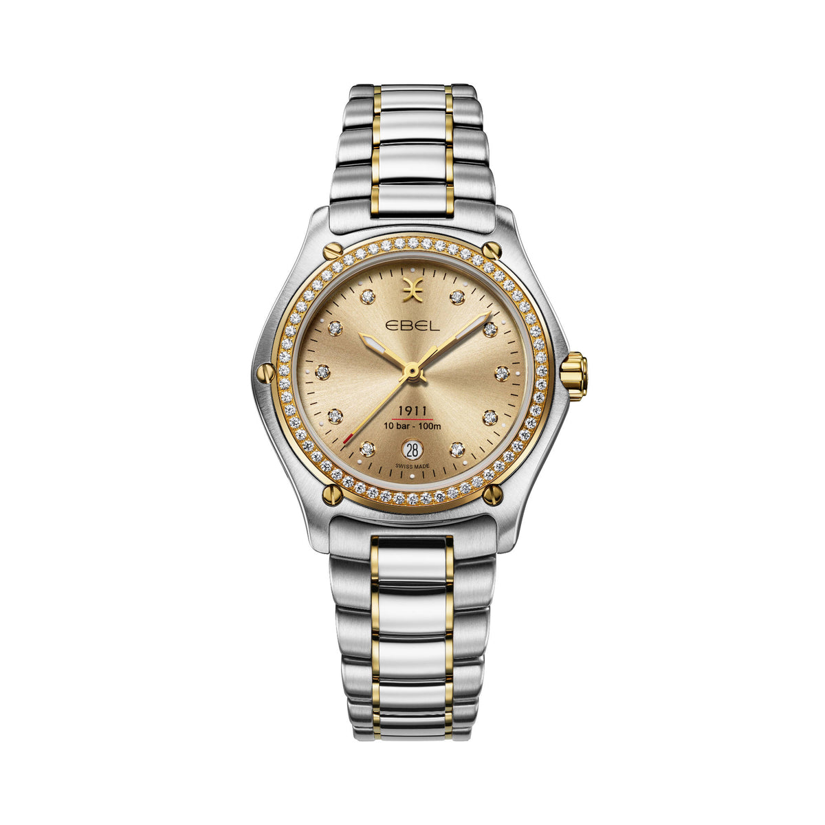 EBEL 1911 (1216747) aus Gelbgold, Edelstahl mit Diamant
