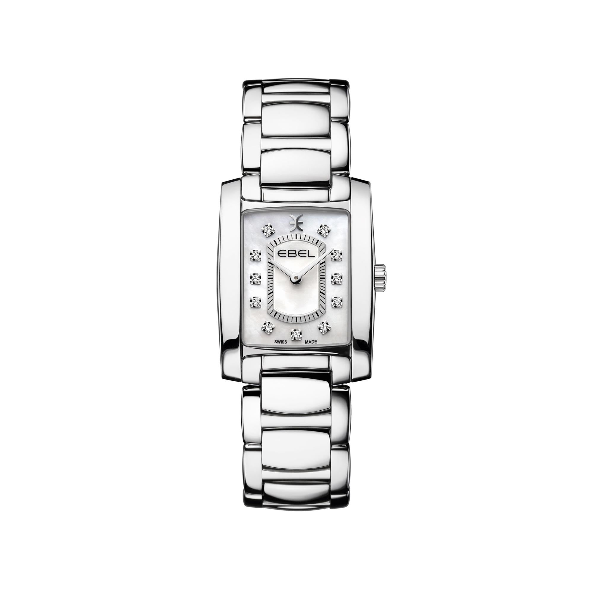 EBEL Brasilia (1216462) aus Edelstahl mit Diamant und Perlmutt
