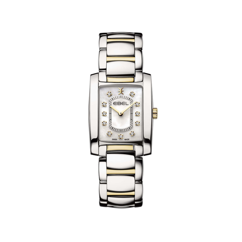 EBEL Brasilia (1216484) aus Gelbgold, Edelstahl mit Diamant und Perlmutt