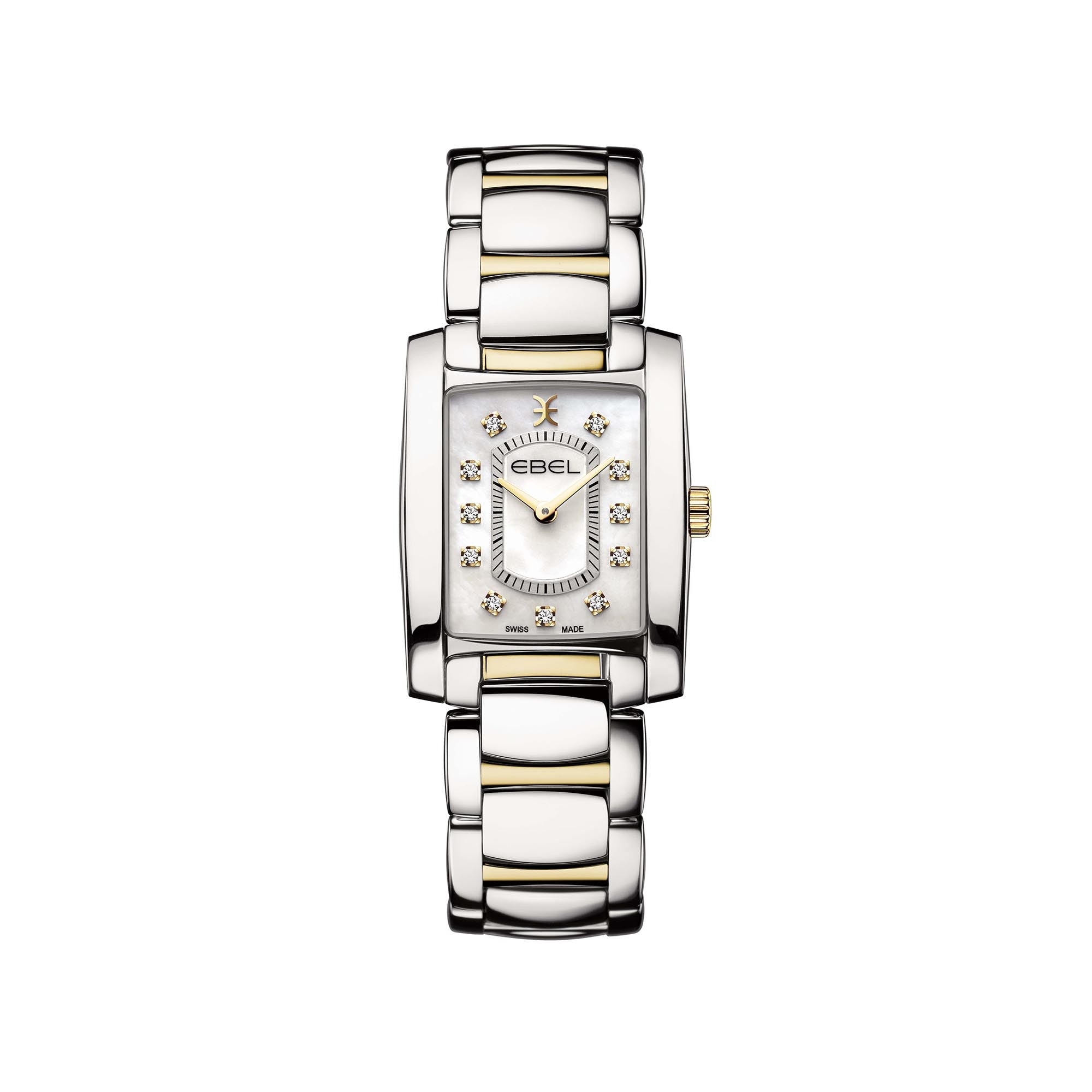 EBEL Brasilia (1216484) aus Gelbgold, Edelstahl mit Diamant und Perlmutt