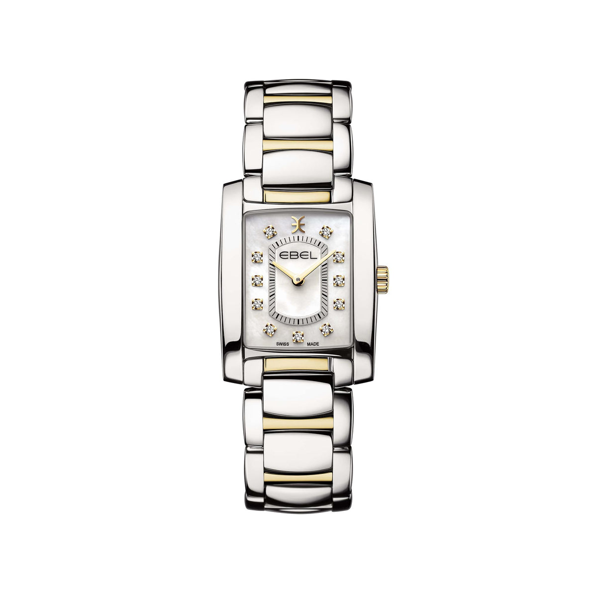 EBEL Brasilia (1216484) aus Gelbgold, Edelstahl mit Diamant und Perlmutt