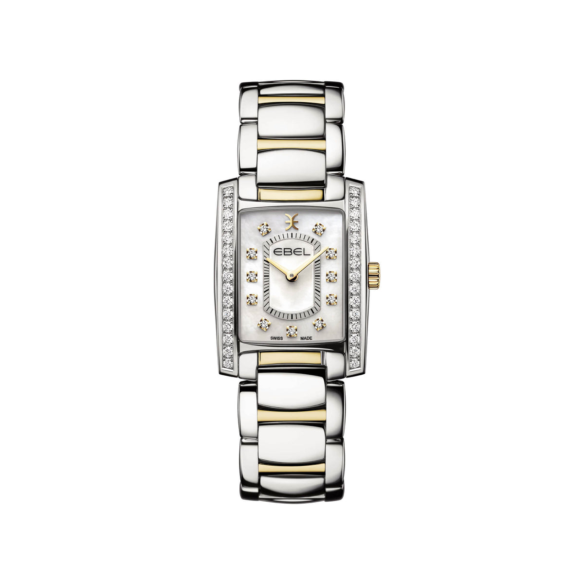 EBEL Brasilia (1216485) aus Gelbgold, Edelstahl mit Diamant und Perlmutt
