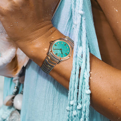 Sport Classic, Gelbgold • Diamant • Türkis von EBEL (1216599)