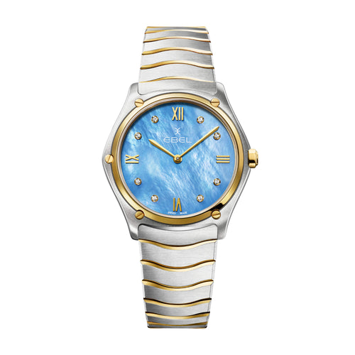 EBEL Sport Classic (1216603) aus Gelbgold, Edelstahl mit Diamant und Perlmutt