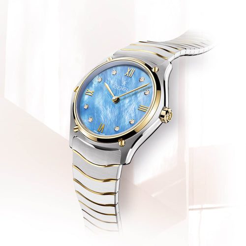 EBEL Sport Classic (1216603) aus Gelbgold, Edelstahl mit Diamant und Perlmutt