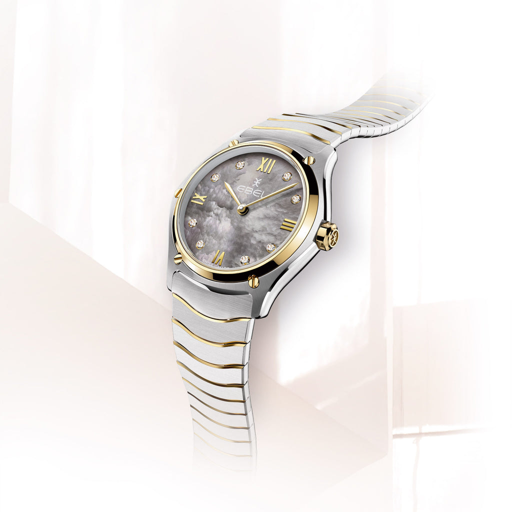 EBEL Sport Classic (1216640) aus Gelbgold, Edelstahl mit Diamant und Perlmutt