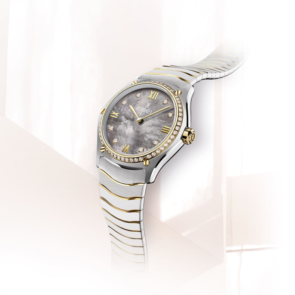EBEL Sport Classic (1216641) aus Gelbgold, Edelstahl mit Diamant und Perlmutt