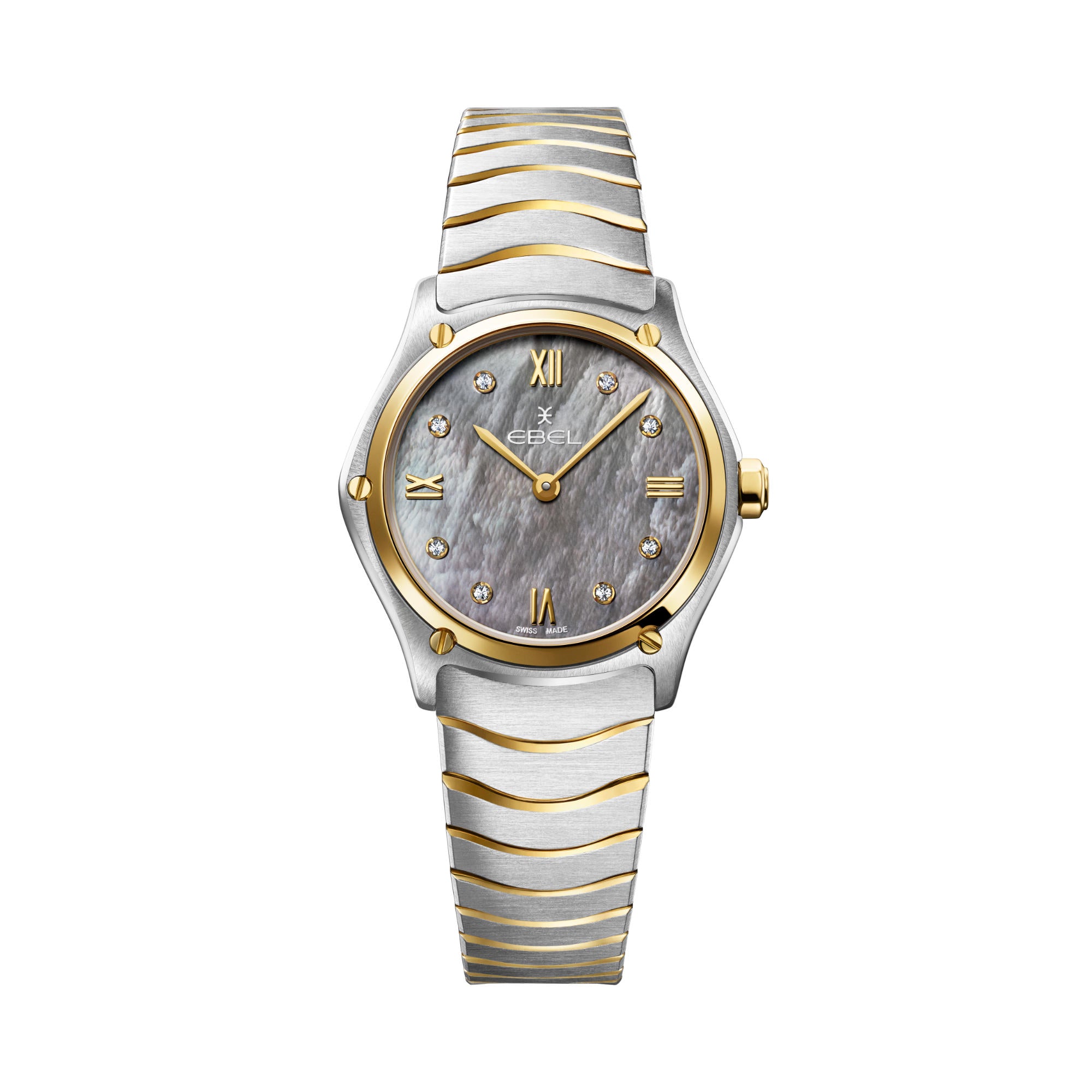 EBEL Sport Classic (1216642) aus Gelbgold, Edelstahl mit Diamant und Perlmutt