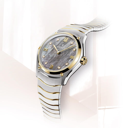EBEL Sport Classic (1216642) aus Gelbgold, Edelstahl mit Diamant und Perlmutt