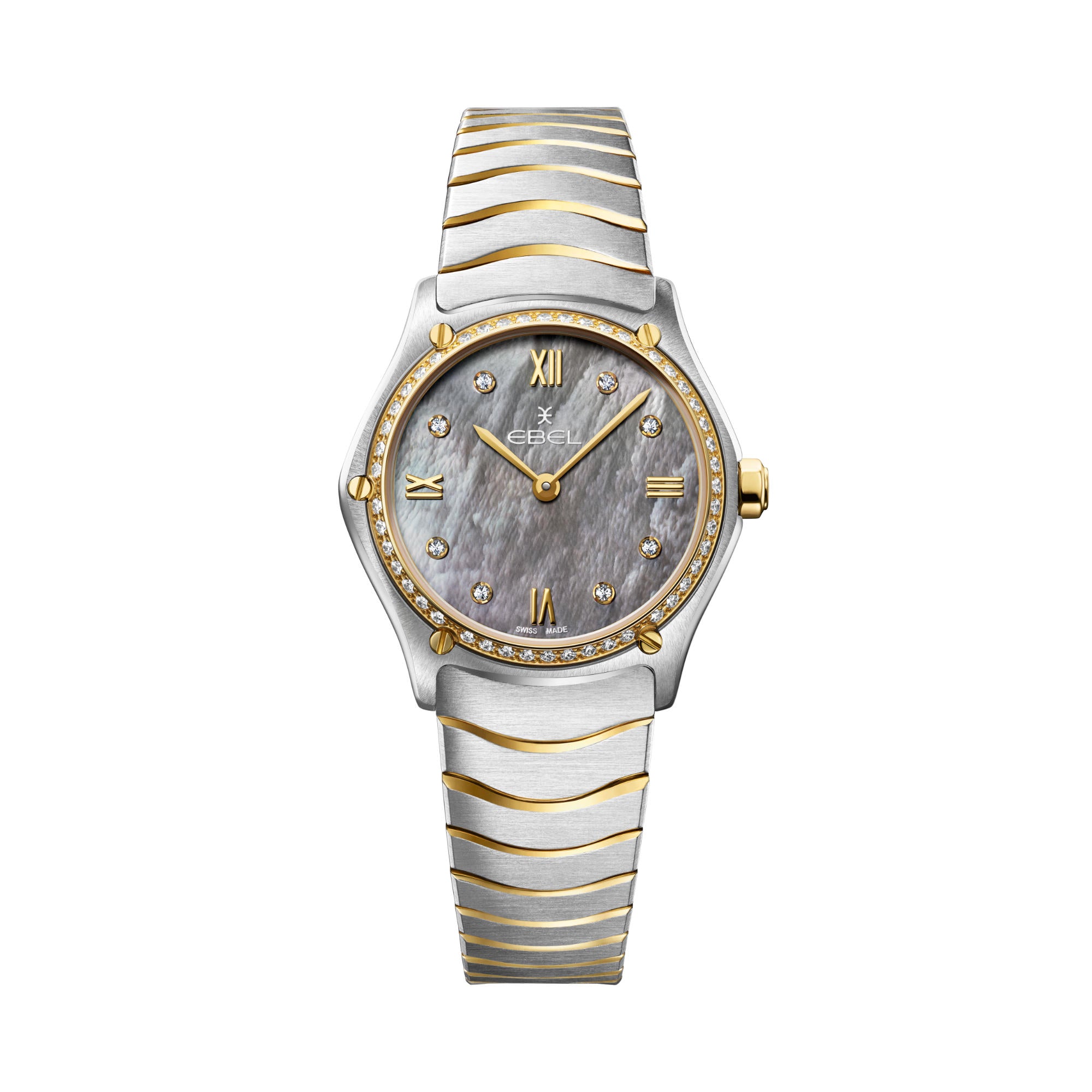 EBEL Sport Classic (1216643) aus Gelbgold, Edelstahl mit Diamant und Perlmutt