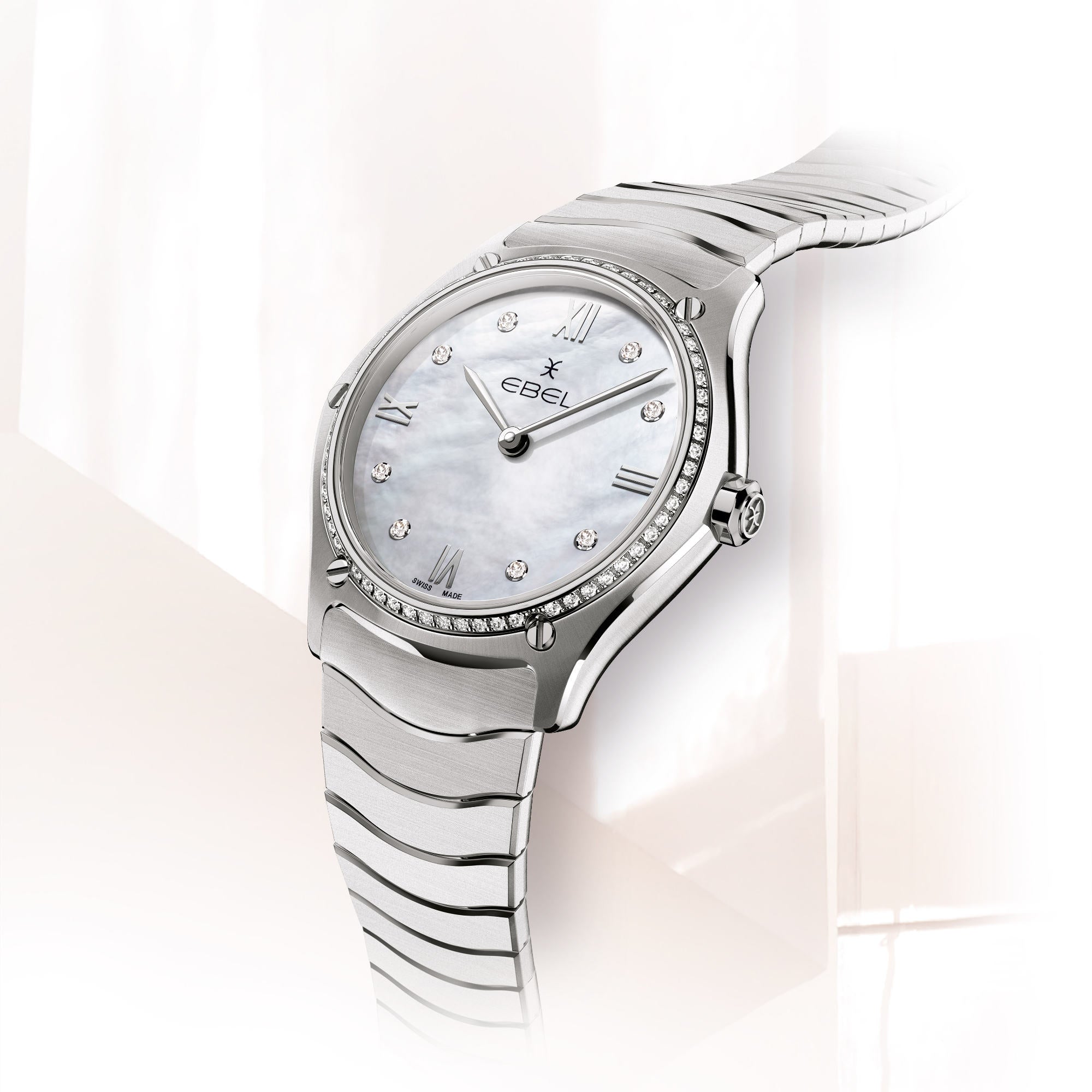 EBEL Sport Classic (1216647) aus Edelstahl mit Diamant und Perlmutt