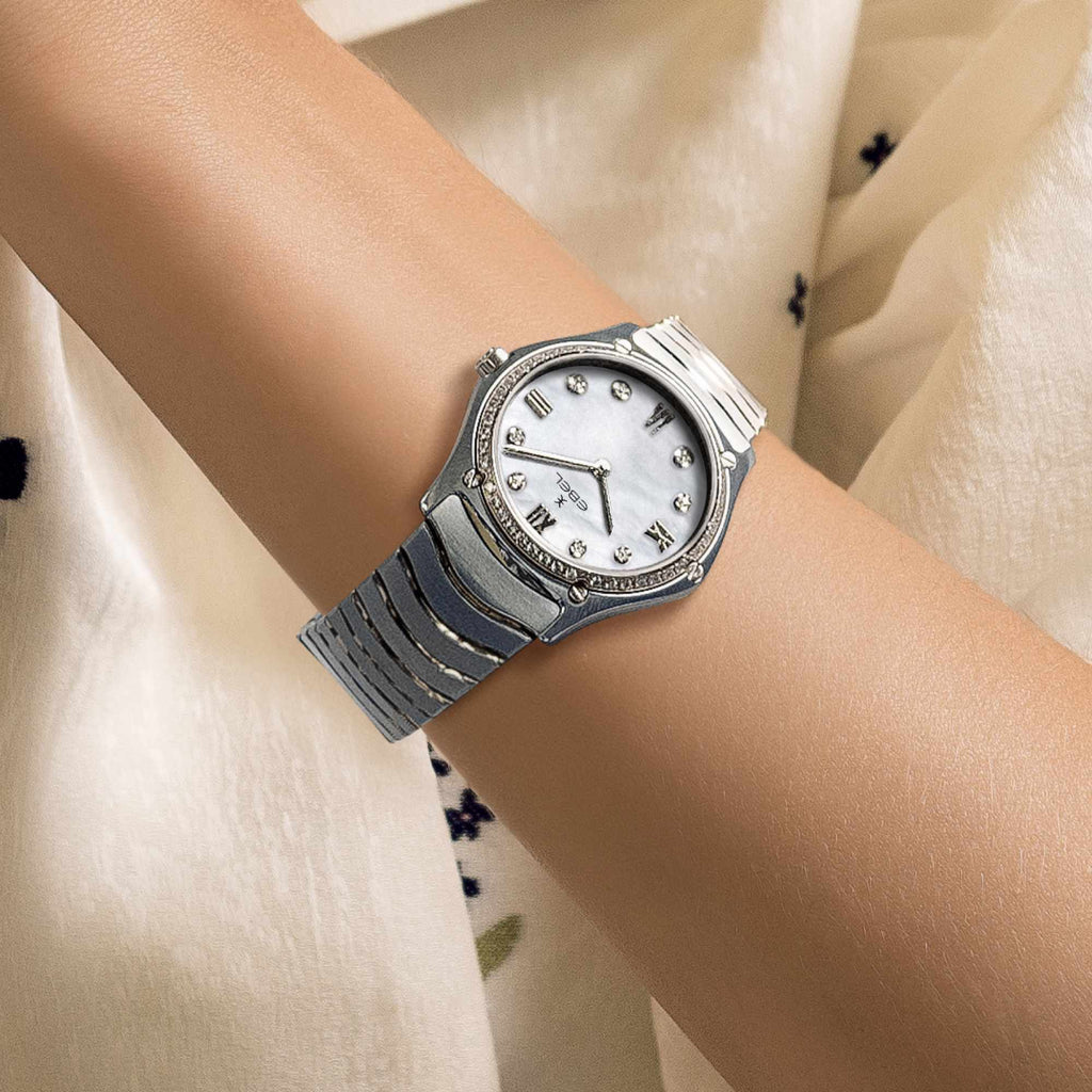 EBEL Sport Classic (1216647) aus Edelstahl mit Diamant und Perlmutt
