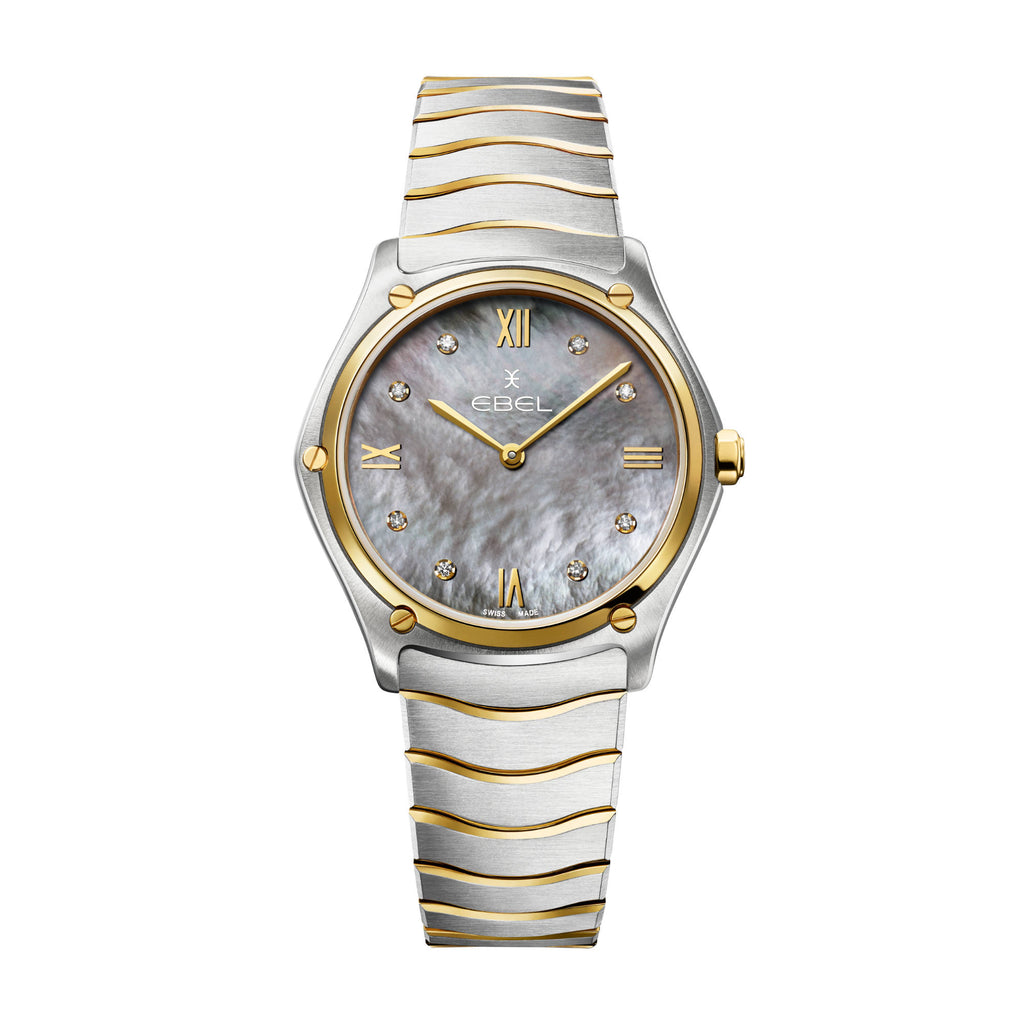 EBEL Sport Classic (1216648) aus Gelbgold, Edelstahl mit Diamant und Perlmutt