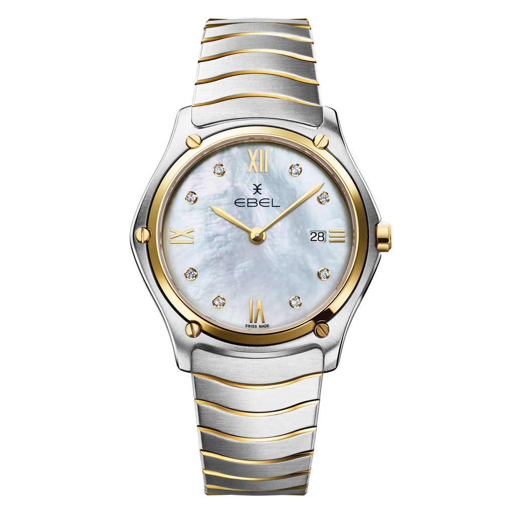 EBEL Sport Classic (1216654) aus Gelbgold, Edelstahl mit Diamant und Perlmutt