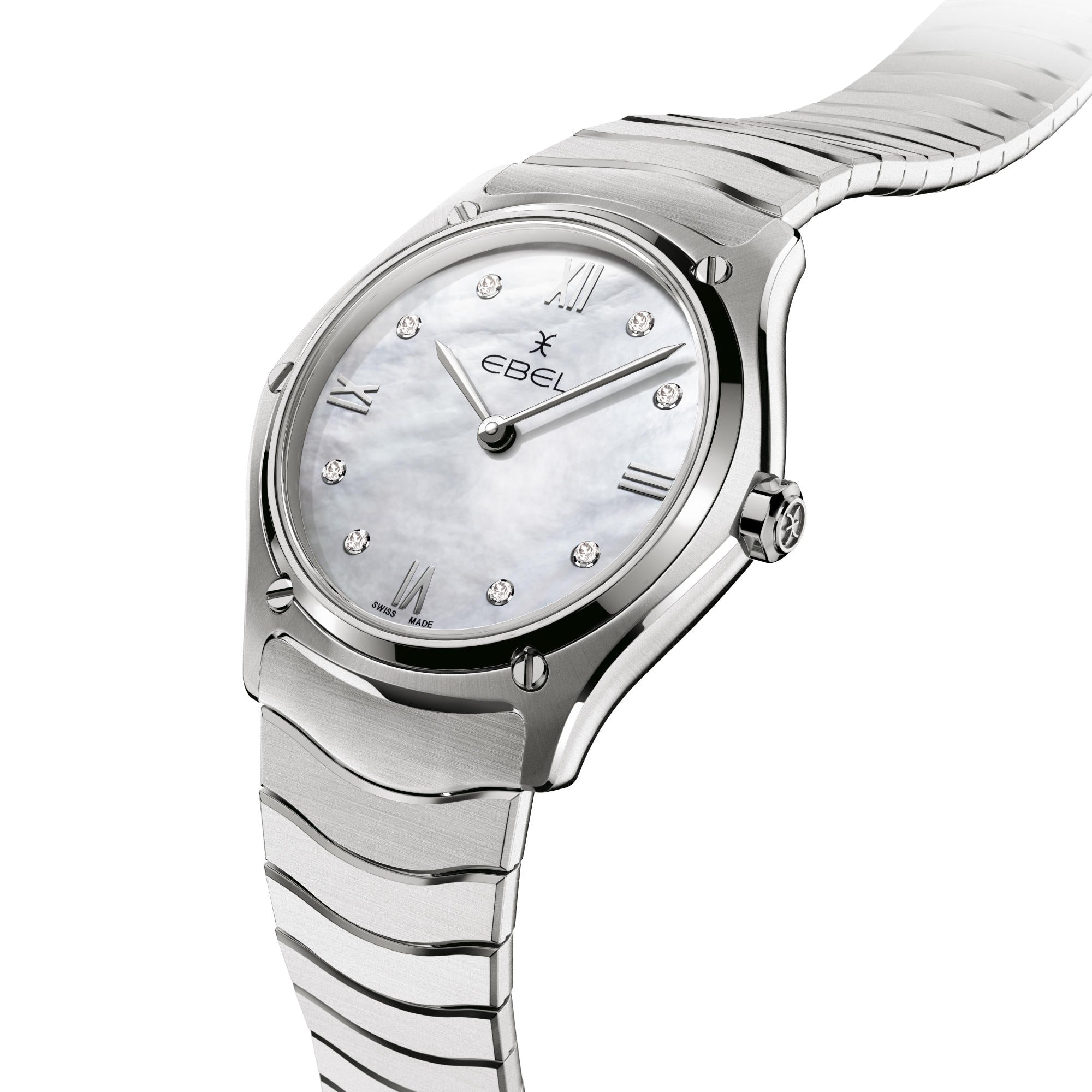 EBEL Sport Classic (1216704) aus Edelstahl mit Diamant und Perlmutt