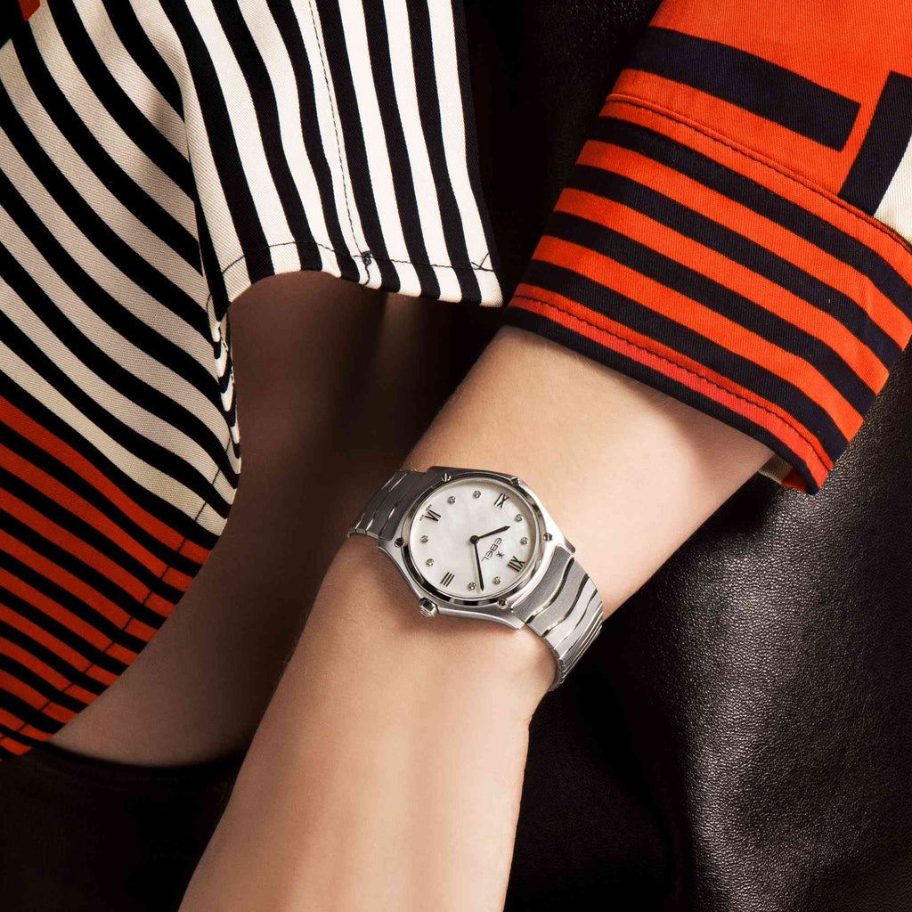 EBEL Sport Classic (1216704) aus Edelstahl mit Diamant und Perlmutt